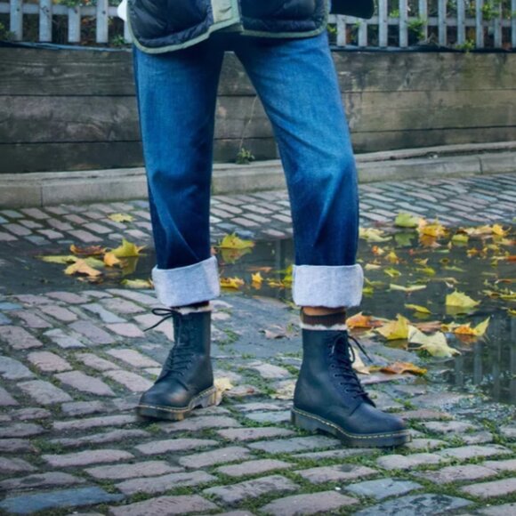 Dr Martens 1460 Serena Faux Fur Lined Boots - Picture 12 of 14